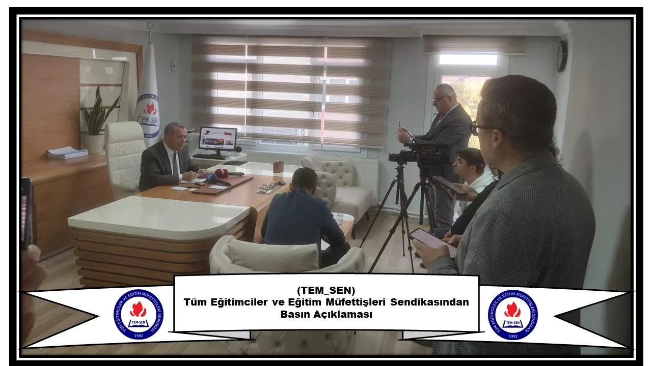 TÜM EĞİTİMCİLER VE EĞİTİM MÜFETTİŞLERİ SENDİKASINDAN BASIN AÇIKLAMASI