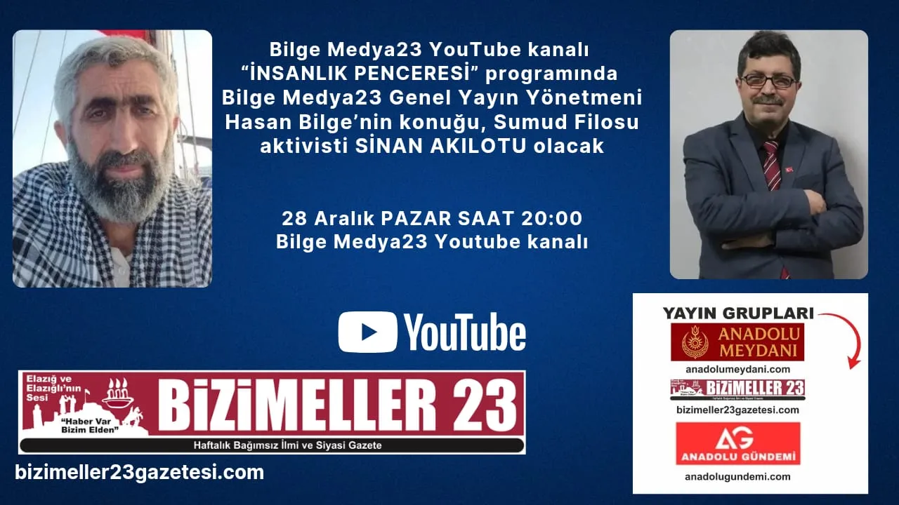 Video: HASAN BİLGE'NİN YOUTUBE KANALI KONUĞU SUMUD FİLOSU AKTİVİSTİ SİNAN AKILOTU OLDU